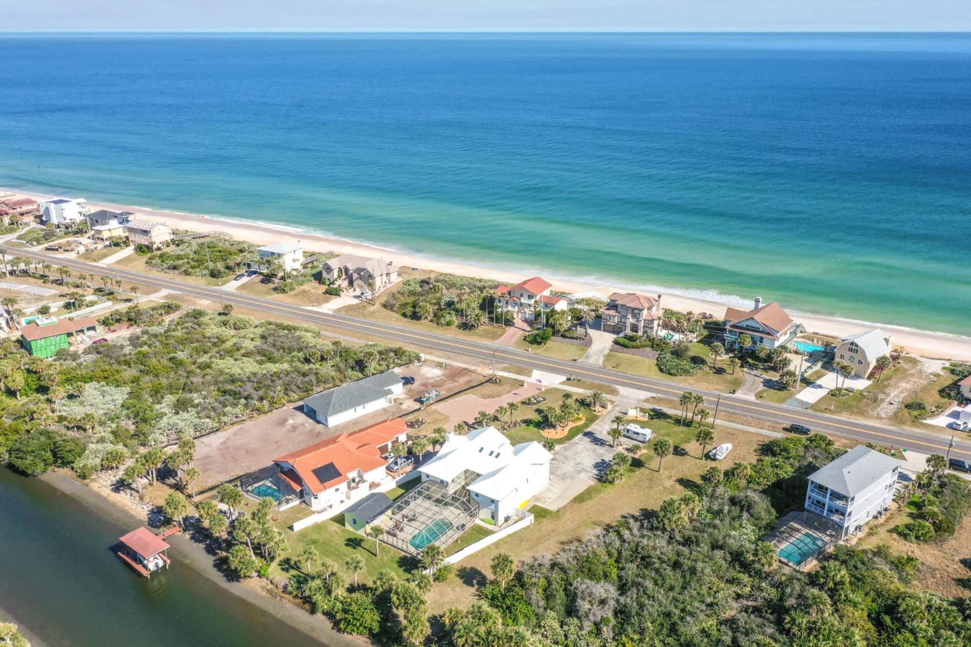 Flagler Beach Bed And Breakfast Pool Jaccuzzi Suite Exterior photo