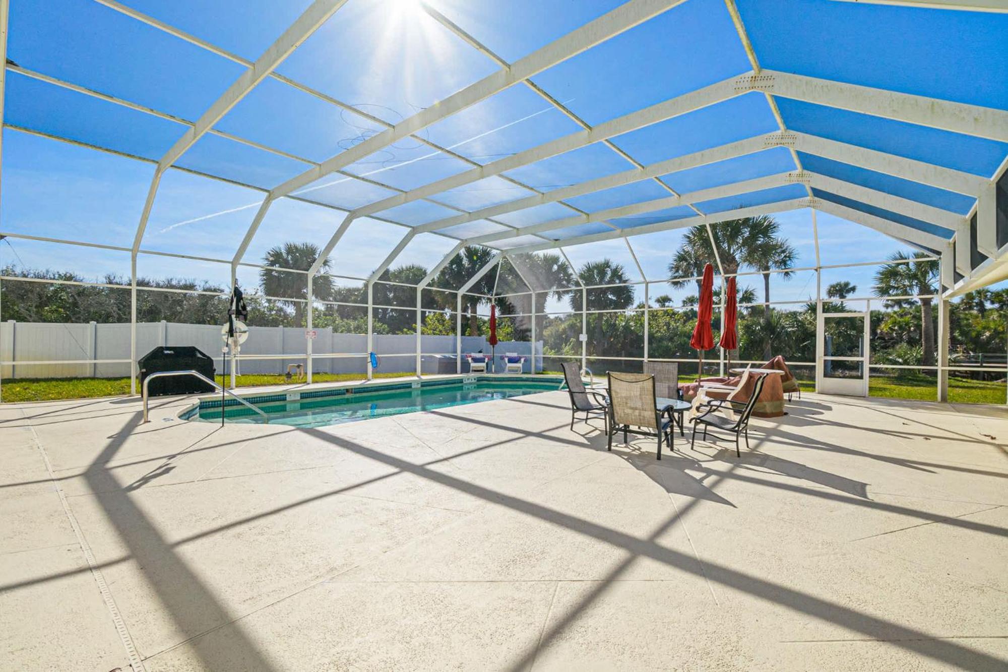 Flagler Beach Bed And Breakfast Pool Jaccuzzi Suite Exterior photo