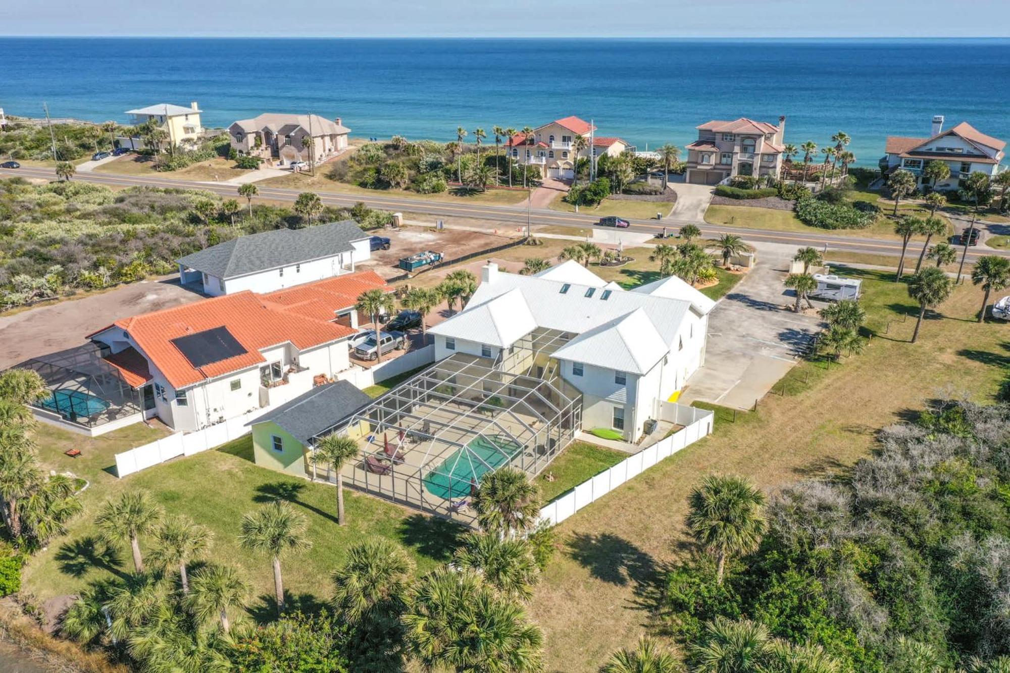 Flagler Beach Bed And Breakfast Pool Jaccuzzi Suite Exterior photo