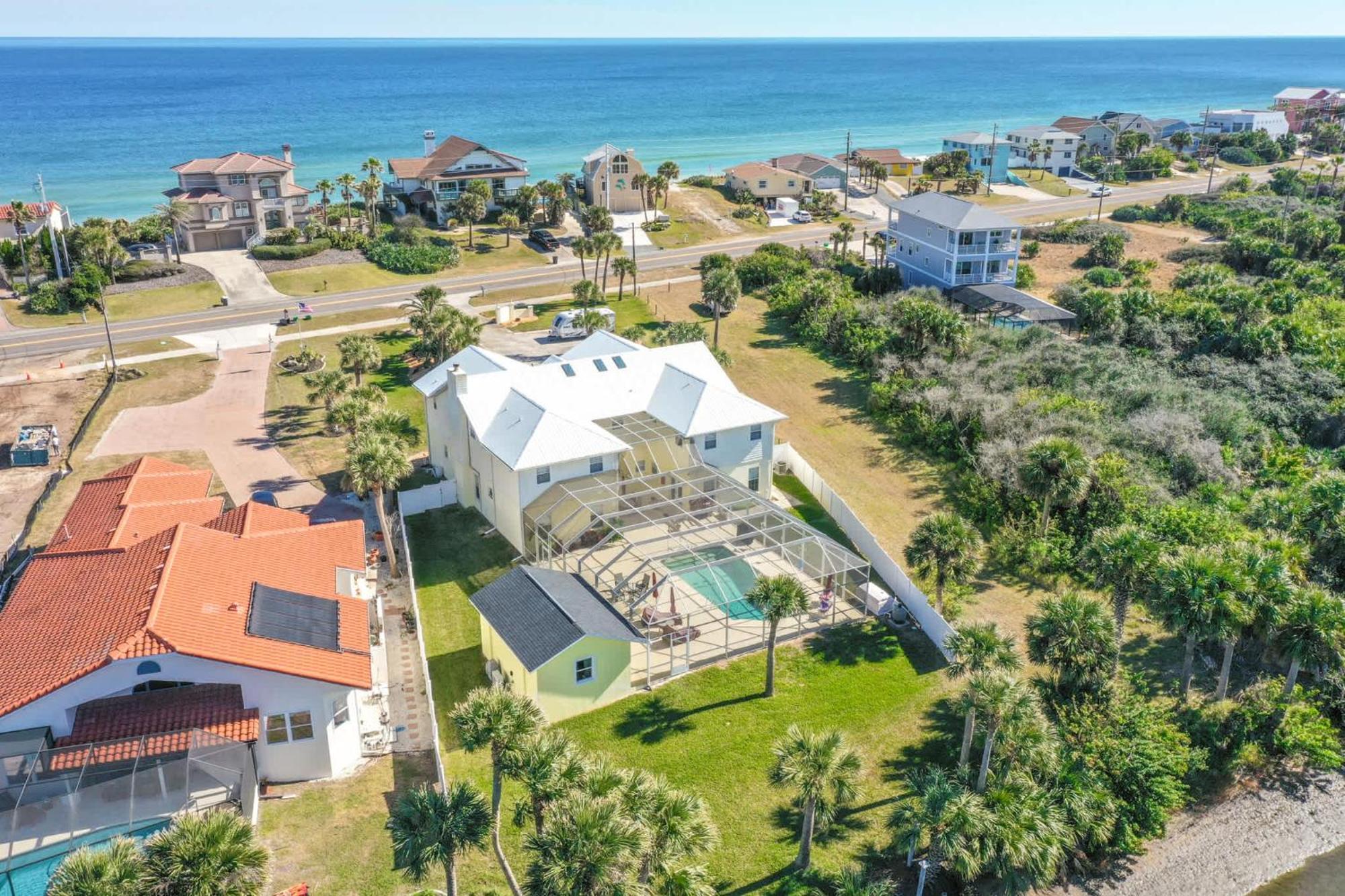 Flagler Beach Bed And Breakfast Pool Jaccuzzi Suite Exterior photo
