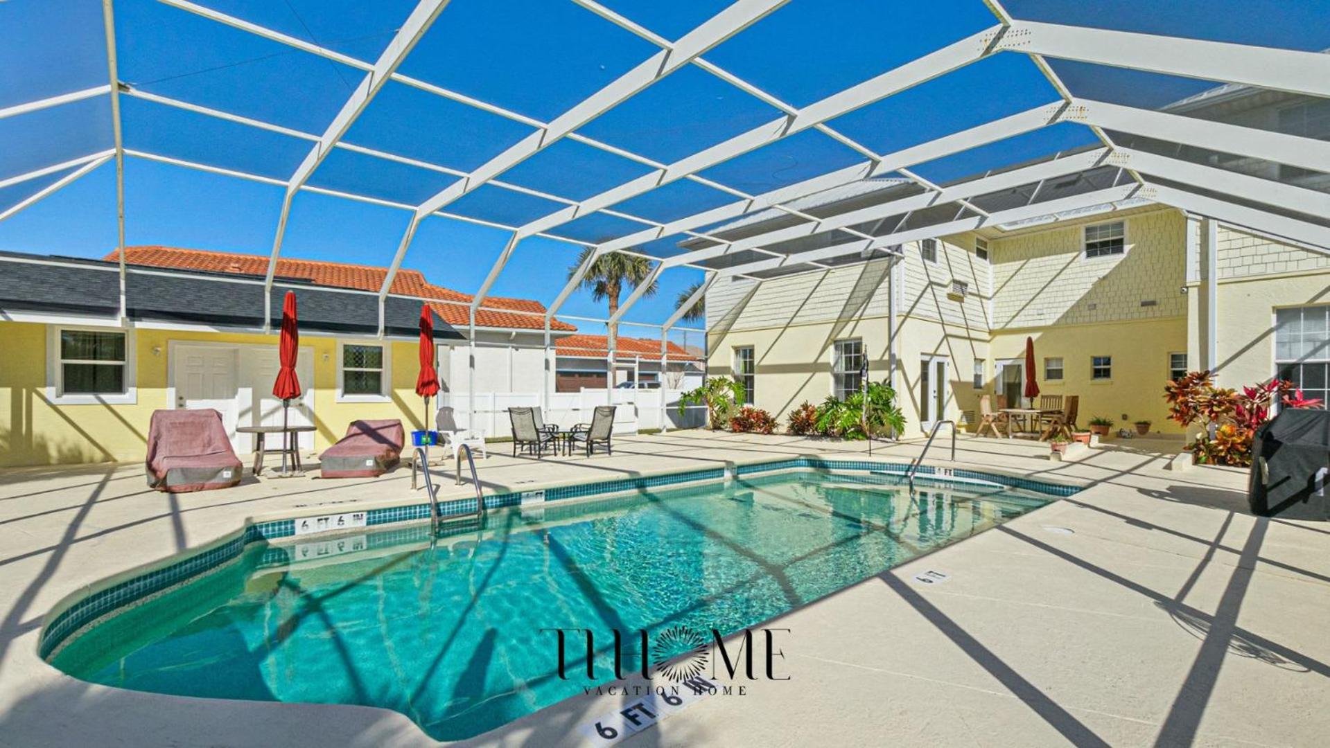Flagler Beach Bed And Breakfast Pool Jaccuzzi Suite Exterior photo